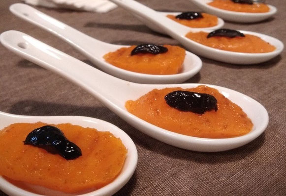 Carottes en cuillère