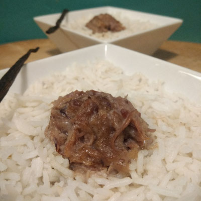 Effiloché de porc à la vanille de madagascar
